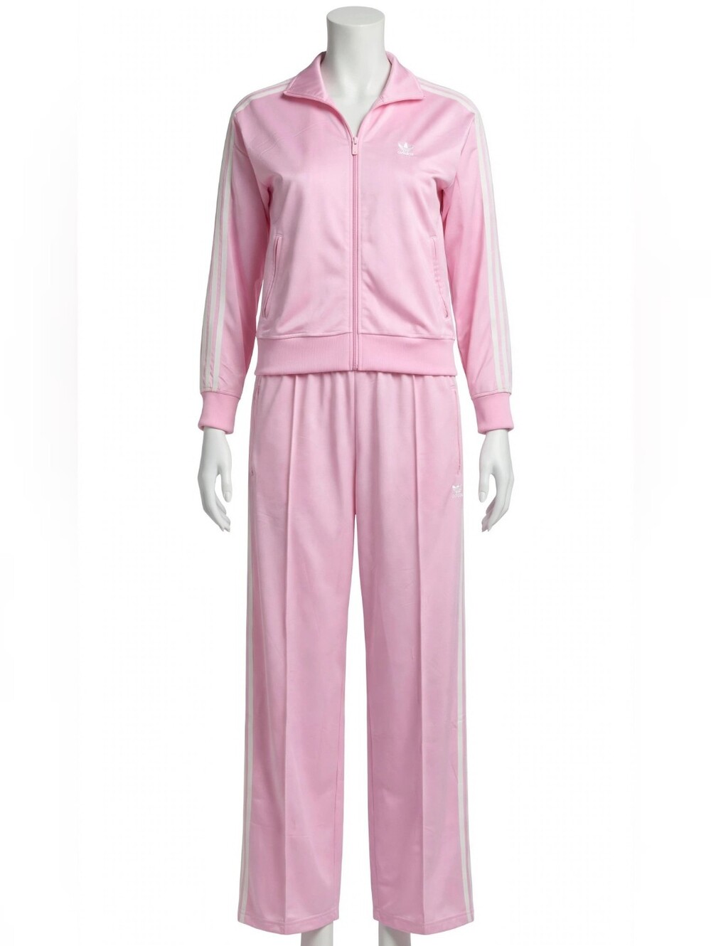 adidas Pink Women's Track Jacket and Joggers Set